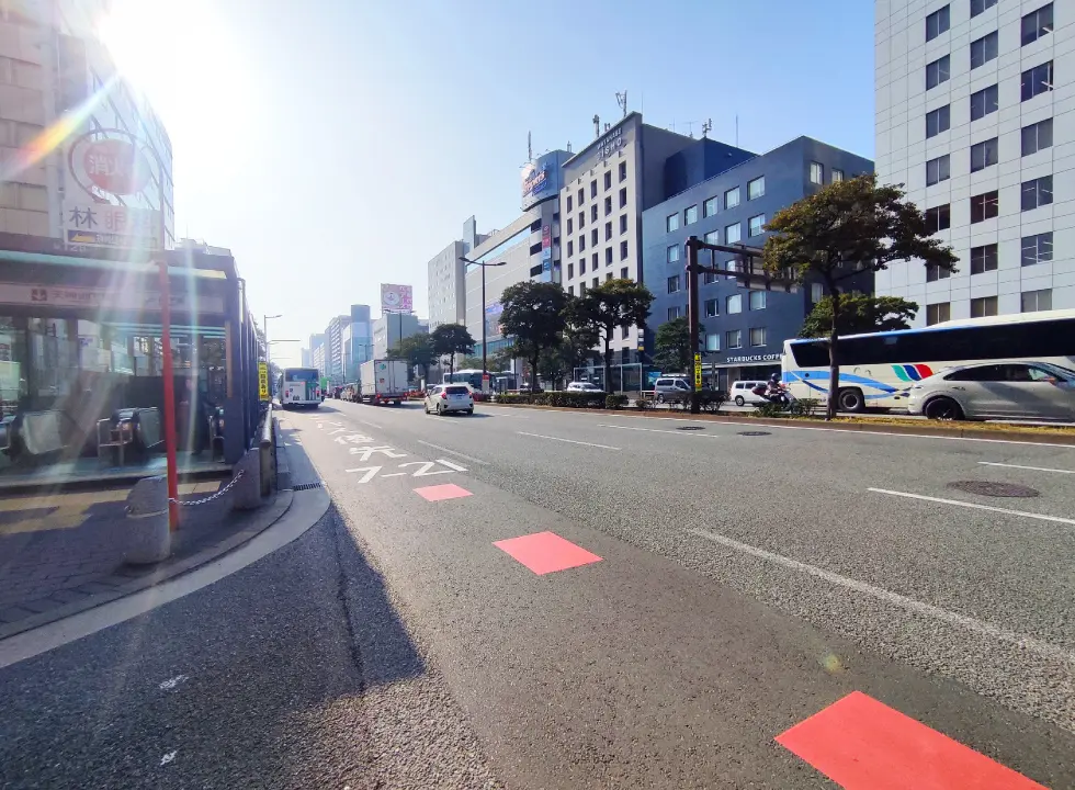 天神の街並み